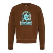 Gedrukte sweatshirt Dsquared2 , Brown , Heren