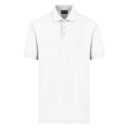 Wit Optisch Poloshirt Giorgio Armani , White , Heren