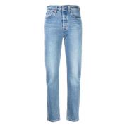 501 Jeans Levi's , Blue , Dames