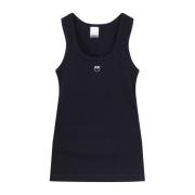 Love Birds Geribbelde Tanktop Pinko , Black , Dames