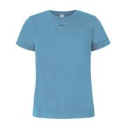 Casual Katoenen T-shirt voor Mannen Pinko , Blue , Dames