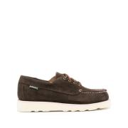 Bruin Leren Mocassins Sandalen Sebago , Brown , Heren