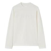 Casual Katoenen T-Shirt Jil Sander , White , Dames