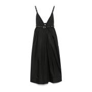 Elegante Nero Jurk voor Vrouwen Ganni , Black , Dames