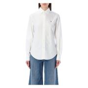 Klassieke Oxford-overhemd voor vrouwen Polo Ralph Lauren , White , Dam...