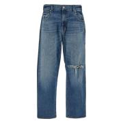 Klassieke katoenen jeans 7 For All Mankind , Blue , Heren