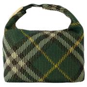 Nylon handbags Burberry , Green , Dames