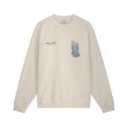 Sweatshirt Gardener Antique White Filling Pieces , Beige , Heren