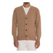 Stijlvolle Gebreide Cardigan voor Vrouwen Gran Sasso , Brown , Heren