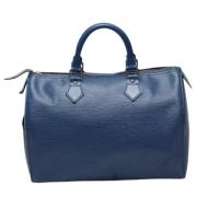 Pre-owned Leather louis-vuitton-bags Louis Vuitton Vintage , Blue , Da...