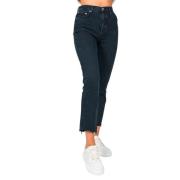 A105G-813 Remy Hi Rechte jeans voorzichtigheid Agolde , Blue , Dames