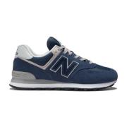 Blauwe 574 Suède Sneaker New Balance , Blue , Heren