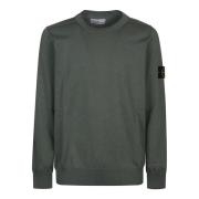 Casual Gebreide Pullover Sweater Stone Island , Green , Heren