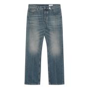 Regular Fit Denim Jeans Alexander McQueen , Blue , Heren