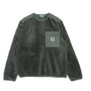 Thyme Crewneck Sweatshirt met ritssluiting zak Carhartt Wip , Green , ...