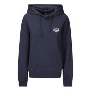 Hoodie Standard Rue Madame Sweatshirt A.p.c. , Blue , Dames