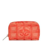 Pre-owned Canvas wallets Chanel Vintage , Red , Dames