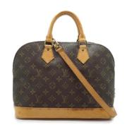 Pre-owned Leather handbags Louis Vuitton Vintage , Brown , Dames