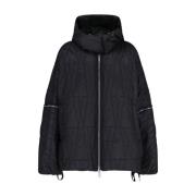 Polyester Haissa Jas Moncler , Black , Heren