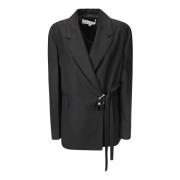 Klassieke Blazer met Knoopsluiting JW Anderson , Black , Dames