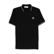 Zwarte T-shirt voor Mannen Stijlvol Stone Island , Black , Heren