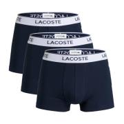 3-Pack Stretch Katoenen Boxershorts Lacoste , Blue , Heren