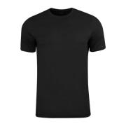 Zwarte Katoenen T-shirt - Korte Mouw Puma , Black , Dames