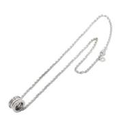 Pre-owned White Gold necklaces Bvlgari Vintage , Gray , Dames