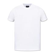 T-shirt met logo Emporio Armani , White , Heren