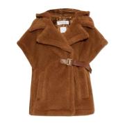 Bont poncho Max Mara , Brown , Dames