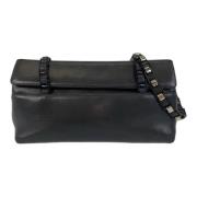 Pre-owned Leather shoulder-bags Salvatore Ferragamo Pre-owned , Black ...