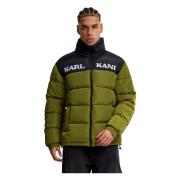 Retro Essential Puffer Jack Groen Karl Kani , Green , Heren