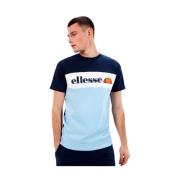 Tricolor Zachte Tee Ellesse , Blue , Heren