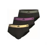 Flex Katoen Gekleurd Riem Pakket Adidas , Black , Heren