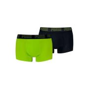 Everyday Trunk Boxers Groen/Zwart Puma , Multicolor , Heren