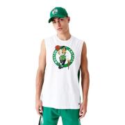 Celtics Kleurblok Mouwloos Shirt New Era , White , Heren