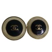 Pre-owned Metal earrings Chanel Vintage , Multicolor , Dames