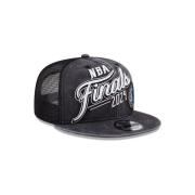 Zwarte versleten Mavericks Nba24 pet New Era , Gray , Heren