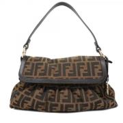 Pre-owned Canvas fendi-bags Fendi Vintage , Brown , Dames