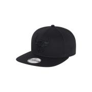 Zwarte Bulls NBA Pet 9Fifty New Era , Black , Heren