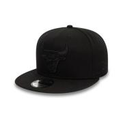 Zwarte Bulls Monochrome Pet New Era , Black , Heren