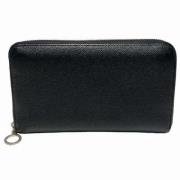 Pre-owned Leather wallets Bvlgari Vintage , Black , Dames