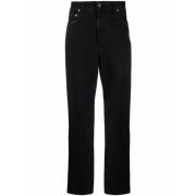 Zwarte Aw23 Straight Jeans Golden Goose , Black , Dames