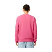 Roze sweatshirt met stijl Lacoste , Pink , Heren