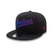 Yankees Wordmark Patch Pet New Era , Black , Heren