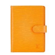 Pre-owned Leather wallets Louis Vuitton Vintage , Yellow , Dames