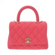 Pre-owned Leather chanel-bags Chanel Vintage , Pink , Dames