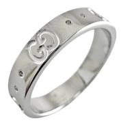 Pre-owned White Gold rings Gucci Vintage , White , Dames