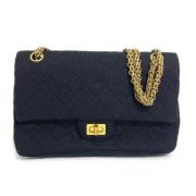 Pre-owned Cotton chanel-bags Chanel Vintage , Black , Dames