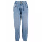 Blauwe High-Waisted Damenjeans YES ZEE , Blue , Dames